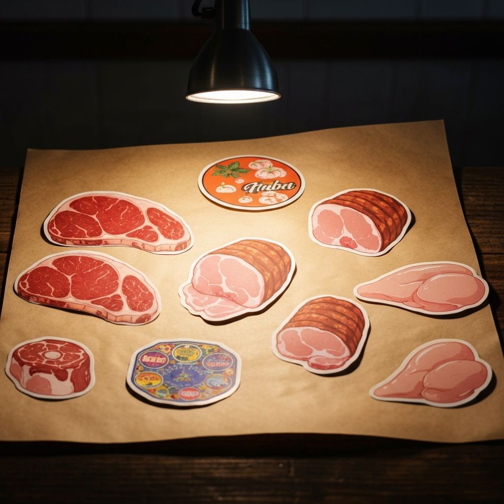 Inside the Sticker Butcher shop